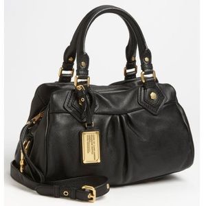 Marc Jacobs Black Classic Q Groovee Satchel
